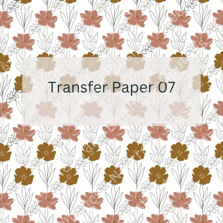 TP07- Floral Transfer Paper