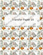 TP14- Floral Transfer Paper