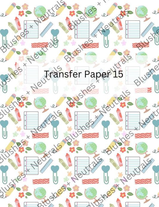 TP15- Back To School Transfer