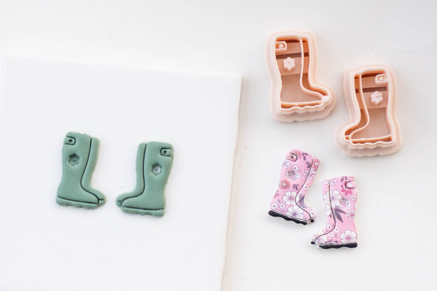 Rain Boot Clay Cutters (Mirror Image)