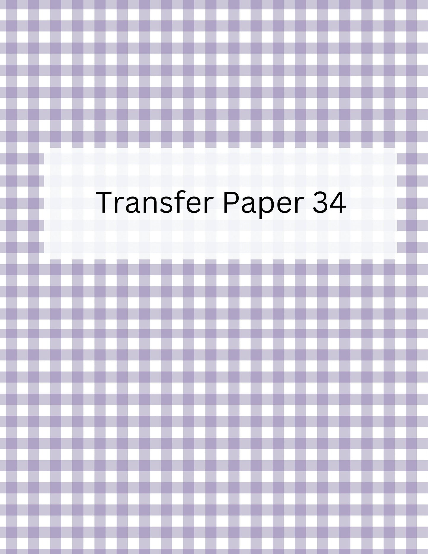 TP34- Gingham Transfer