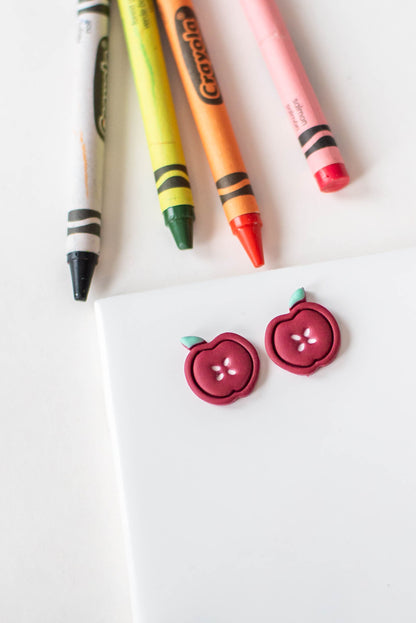 Apple Stud Earrings