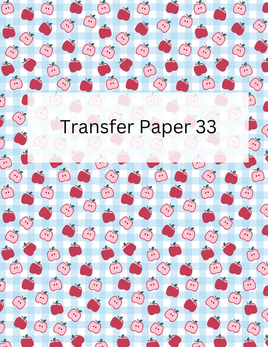 Apple Transfer Paper