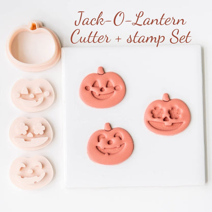 Mix and Match Jack-O-Lantern Cutter and Stamp Set