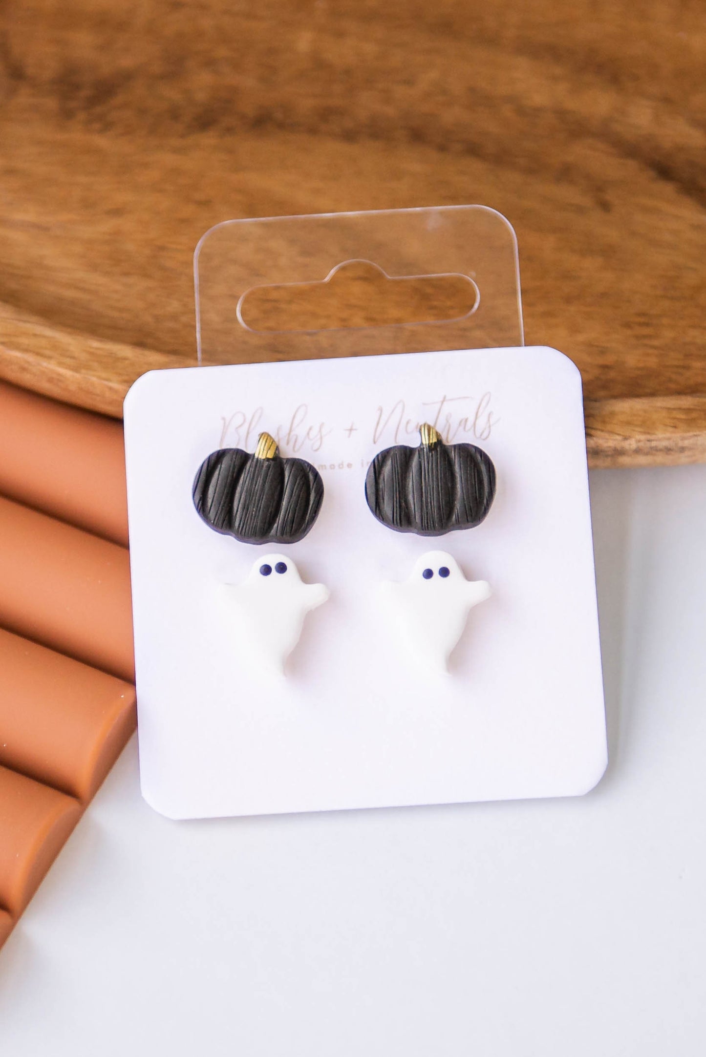 Pumpkin and Ghost Stud Pack