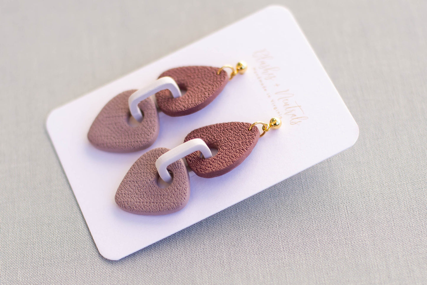 Clay Link Earrings