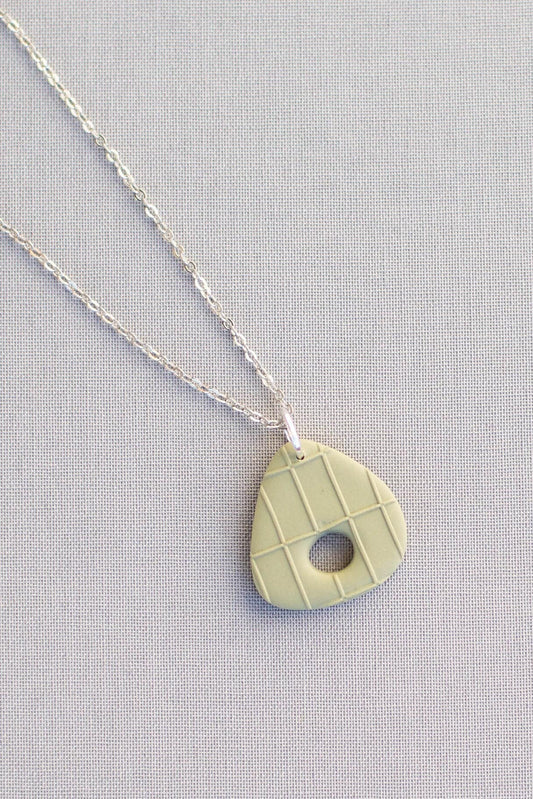 polymer clay necklace