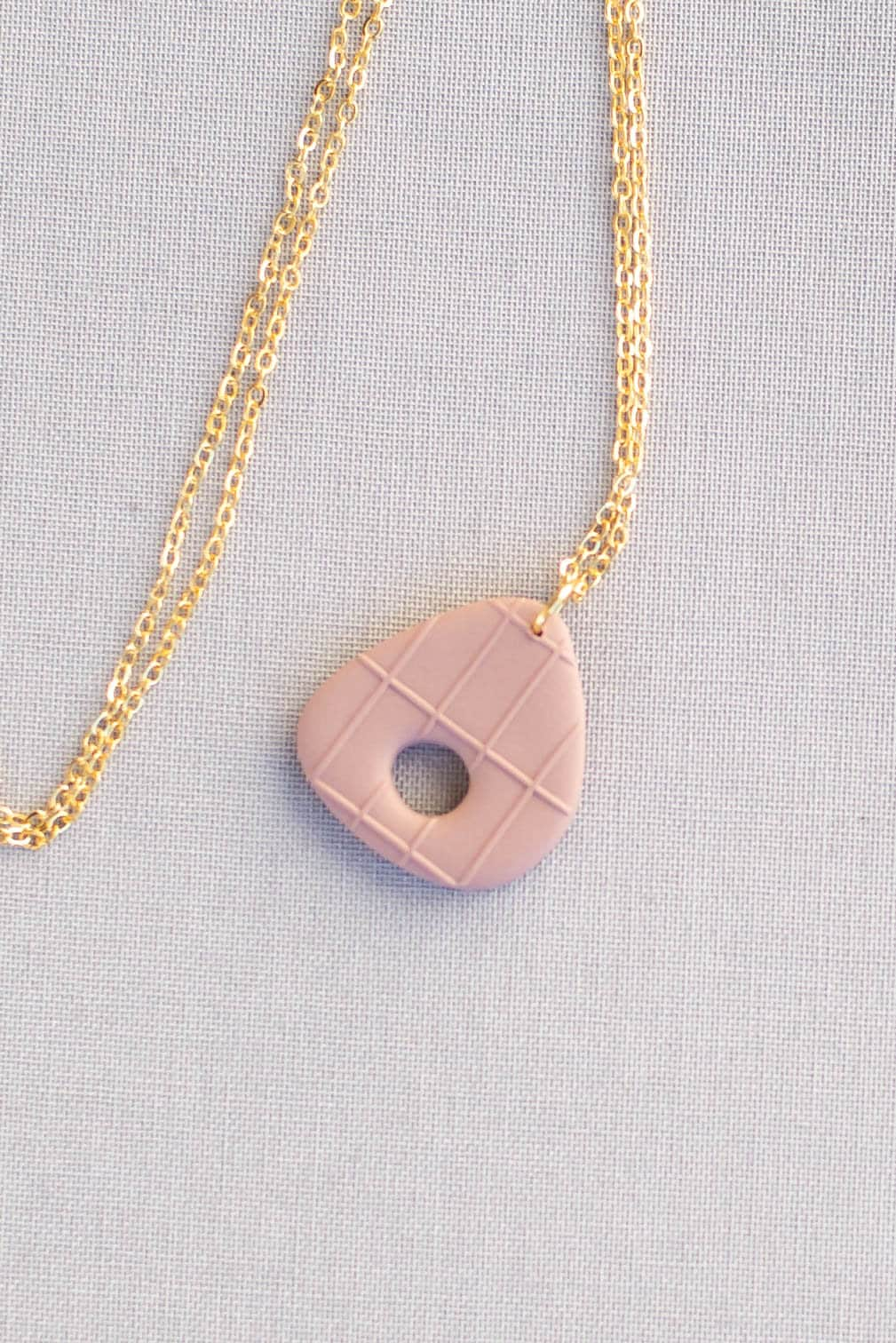 polymer clay necklace