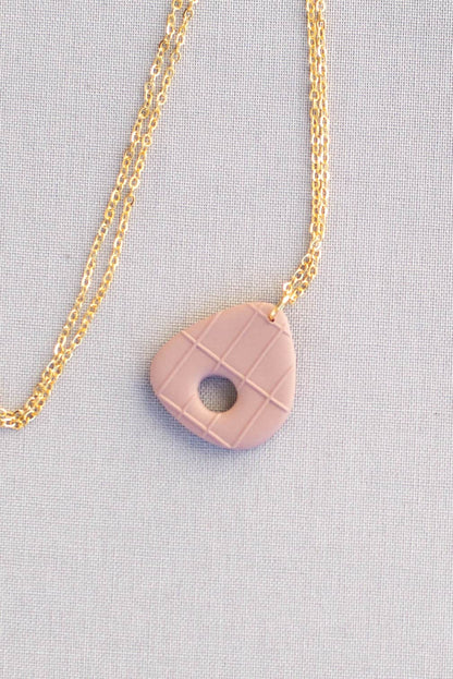 polymer clay necklace