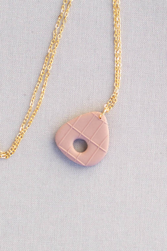 polymer clay necklace