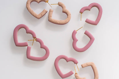 REVERSIBLE Heart Hoops