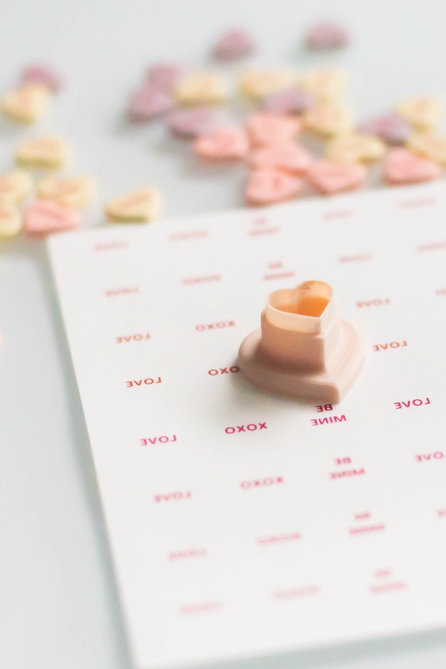 Conversation Heart Transfer Set