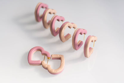 REVERSIBLE Heart Hoops