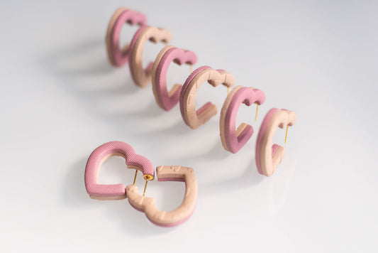 REVERSIBLE Heart Hoops