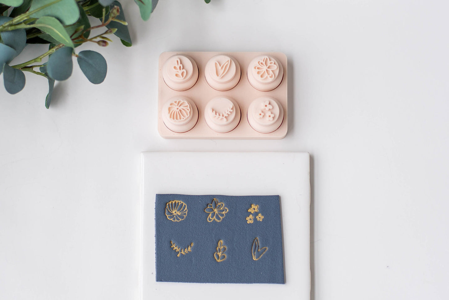 Floral Stamps for Clay