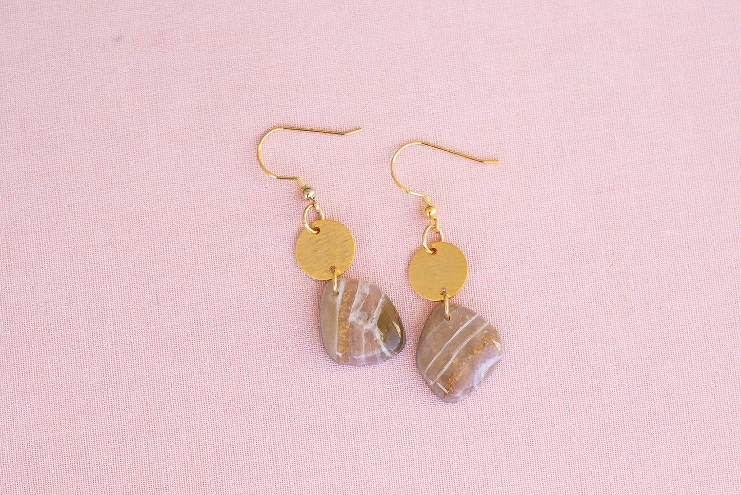 Marble Clay Earrings