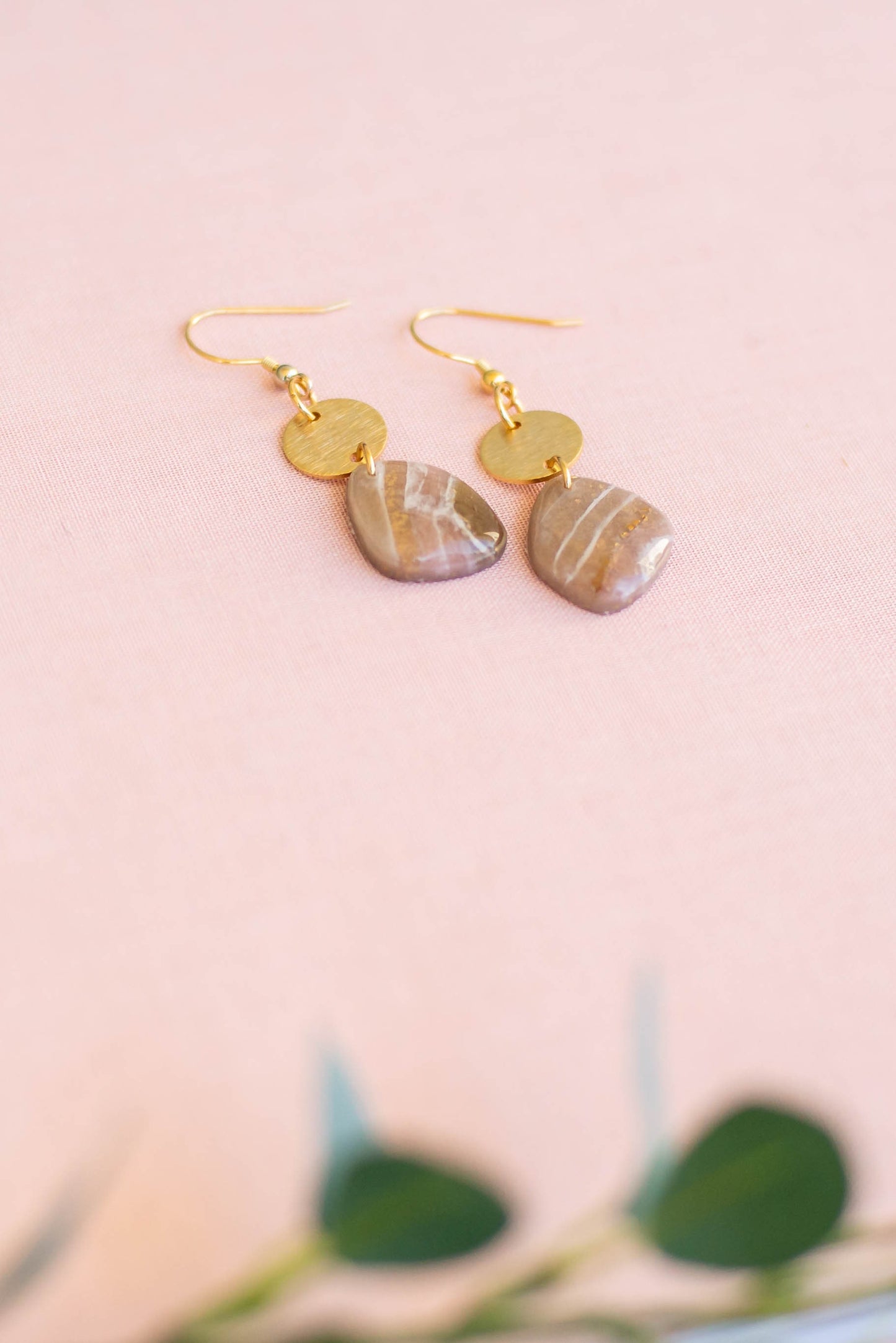 Marble Clay Earrings