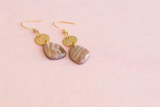 Marble Clay Earrings