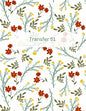 Red Floral Transfer Paper- TP51