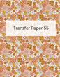 TP55- Vintage Floral Transfer