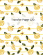 TP120- Lemon Stripe Transfer