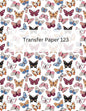 TP123- Colorful Butterfly Transfer