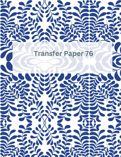 TP76- Blue Transfer