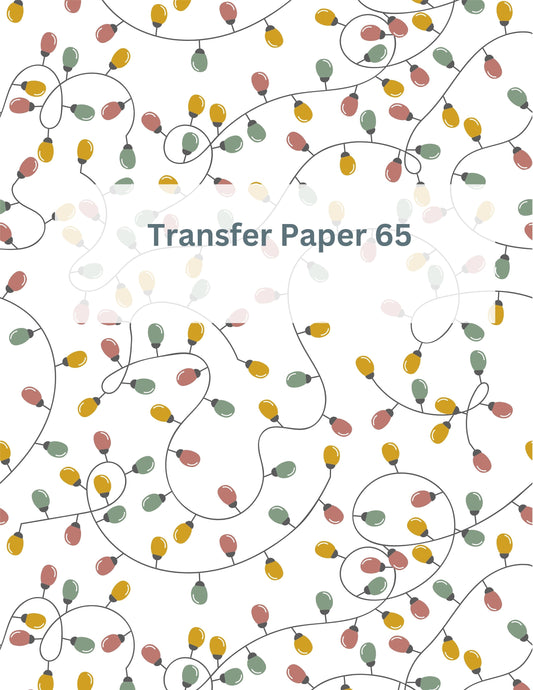 Christmas Light Transfer Paper- TP65