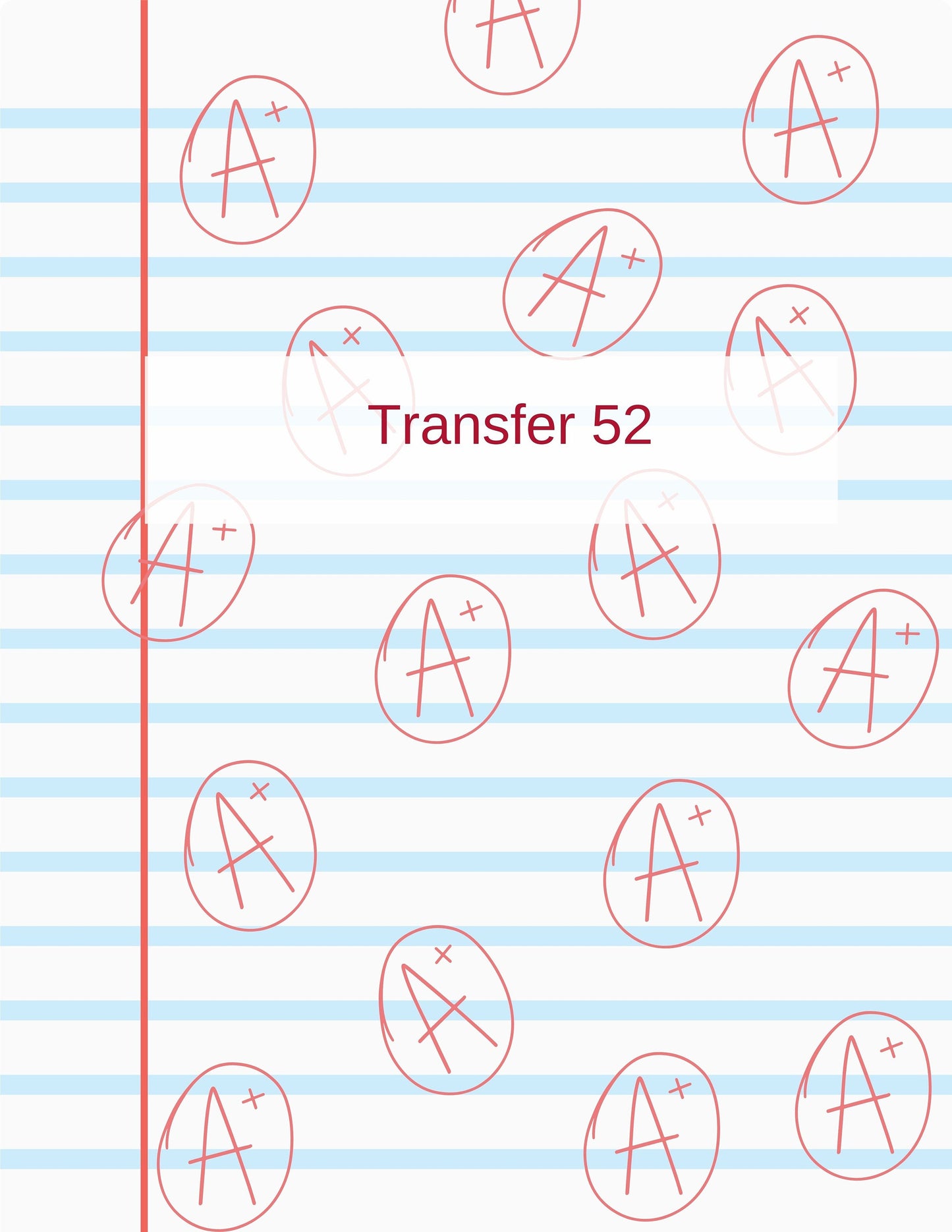 Back to School Transfer Paper- TP52