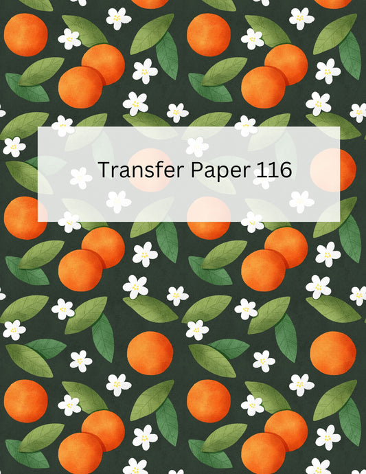 TP116- Fruit Transfer Sheet