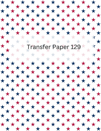 TP129- Star Transfer Sheet