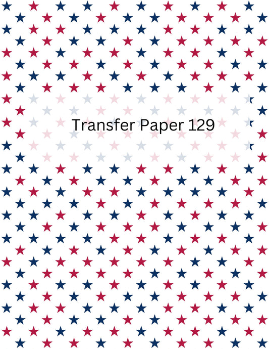 TP129- Star Transfer Sheet