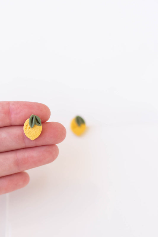 Cute Lemon Studs
